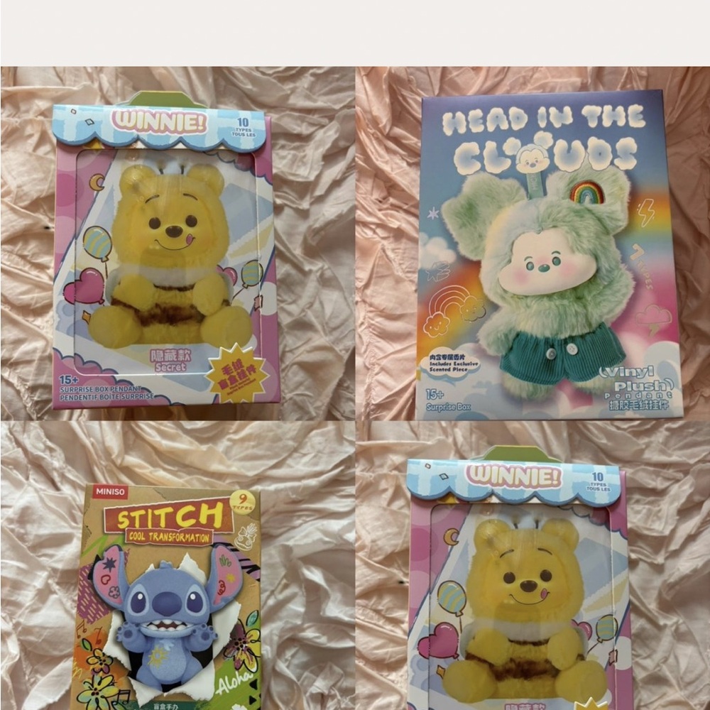 🌟 Bundle Miniso Disney Vinyl Plush Figures 🌟